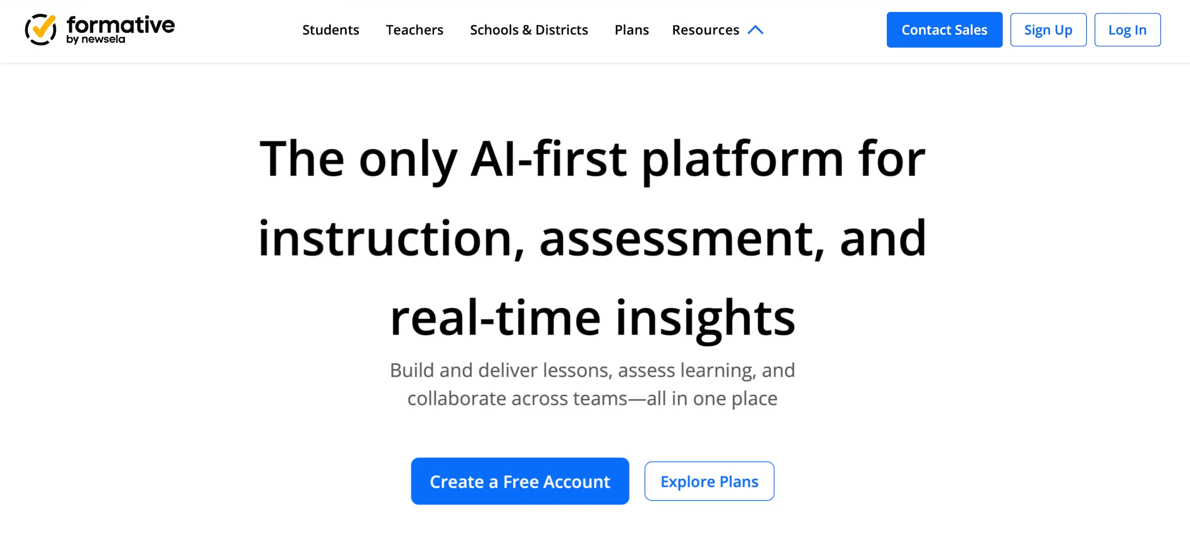 Formative homepage